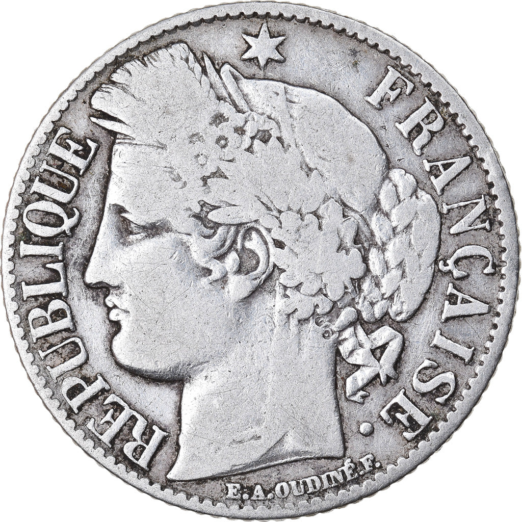 Coin, France, Cérès, Franc, 1895, Paris, VF(20-25), Silver, KM:822.1