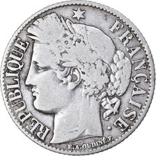 Coin, France, Cérès, Franc, 1895, Paris, VF(20-25), Silver, KM:822.1