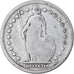 Coin, Switzerland, Franc, 1875, Bern, VF(20-25), Silver, KM:24