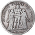 Monnaie, France, Hercule, 5 Francs, 1848, Paris, TB+, Argent, Gadoury:683