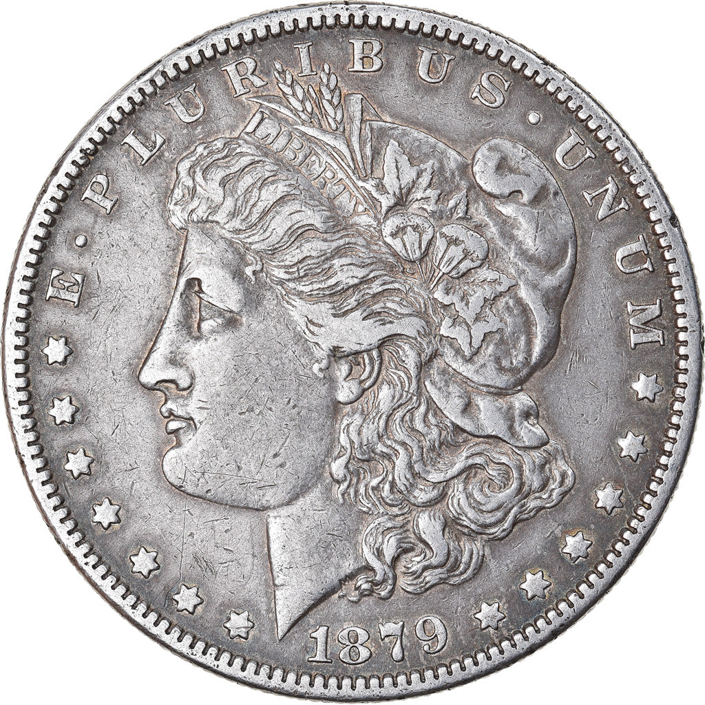 Coin, United States, Morgan Dollar, 1879, U.S. Mint, New Orleans, EF(40-45)