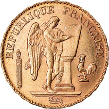 Moneta, Francia, Génie, 20 Francs, 1897, Paris, BB+, Oro, KM:825, Gadoury:1063