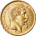 Moneda, Francia, Napoleon III, 20 Francs, 1867, Paris, EBC, Oro