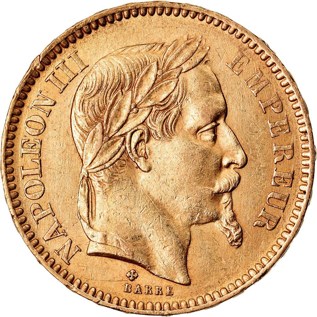 Münze, Frankreich, Napoleon III, 20 Francs, 1863, Strasbourg, TTB+