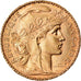 Moeda, França, Marianne, 20 Francs, 1901, Paris, MS(60-62), Dourado, KM:847