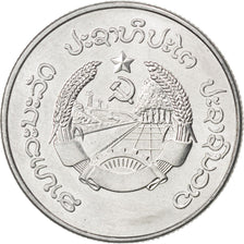 Coin, Lao, 10 Att, 1980, MS(63), Aluminum, KM:22