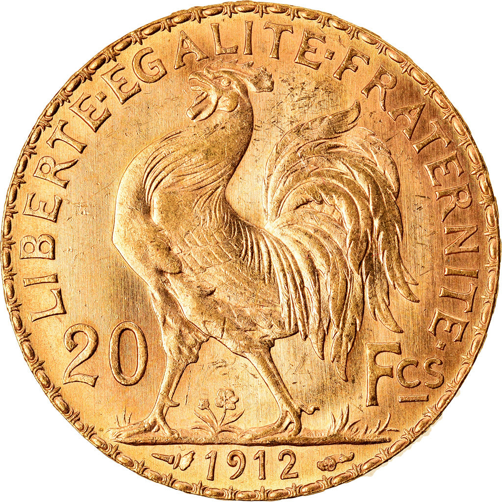 Monnaie, France, Marianne, 20 Francs, 1912, Paris, SUP+, Or, Gadoury:1064a