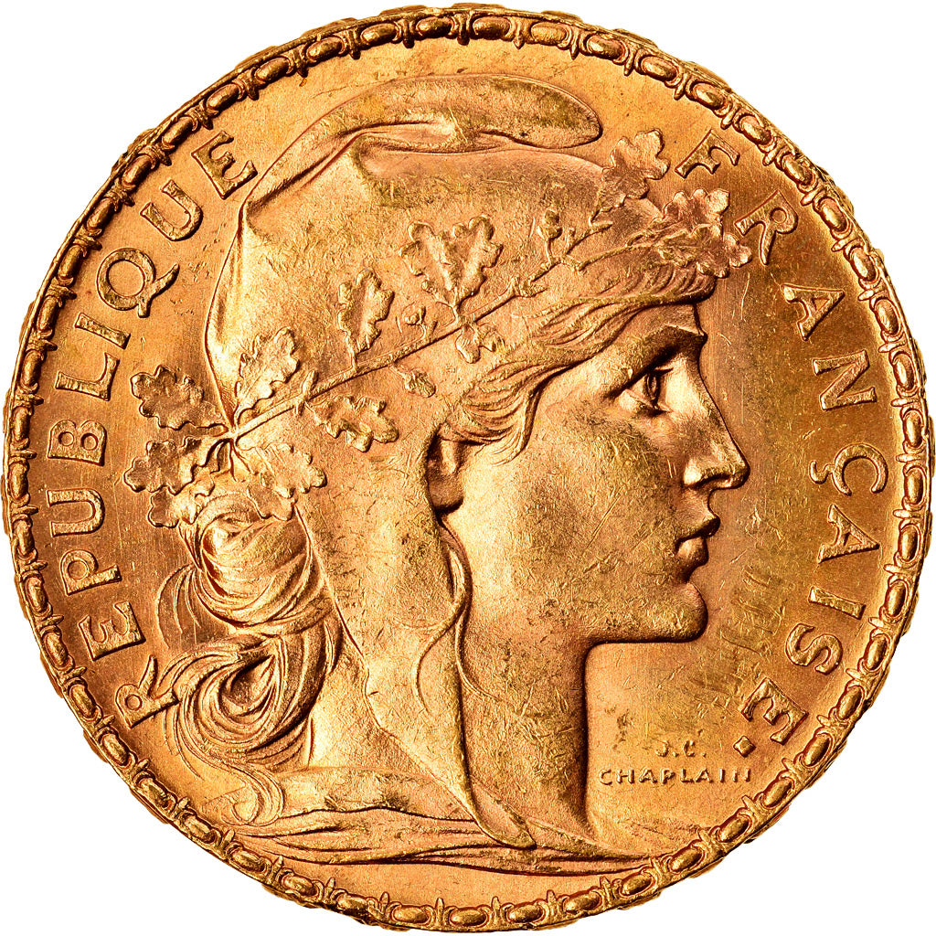 Monnaie, France, Marianne, 20 Francs, 1908, Paris, SUP+, Or, Gadoury:1064a