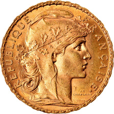 Monnaie, France, Marianne, 20 Francs, 1908, Paris, SUP+, Or, Gadoury:1064a