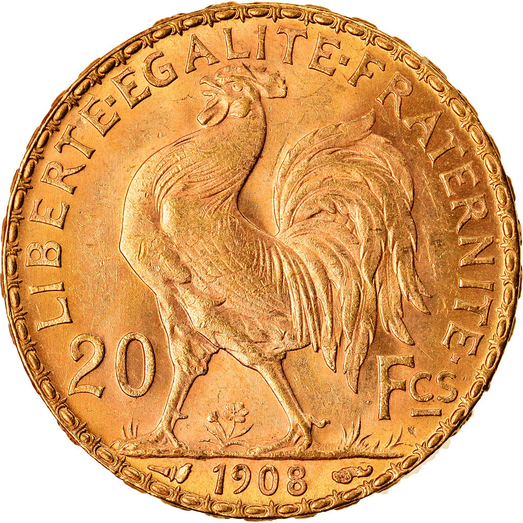Monnaie, France, Marianne, 20 Francs, 1908, Paris, SUP+, Or, Gadoury:1064a