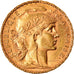 Moneda, Francia, Marianne, 20 Francs, 1908, Paris, EBC+, Oro, KM:857
