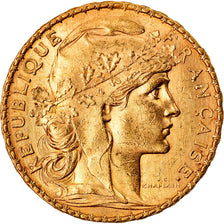Coin, France, Marianne, 20 Francs, 1913, Paris, MS(60-62), Gold, KM:857