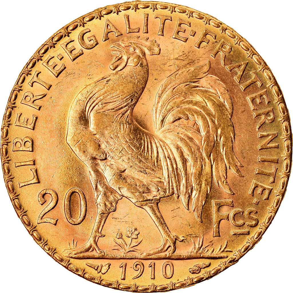 Monnaie, France, Marianne, 20 Francs, 1910, Paris, SUP+, Or, Gadoury:1064a