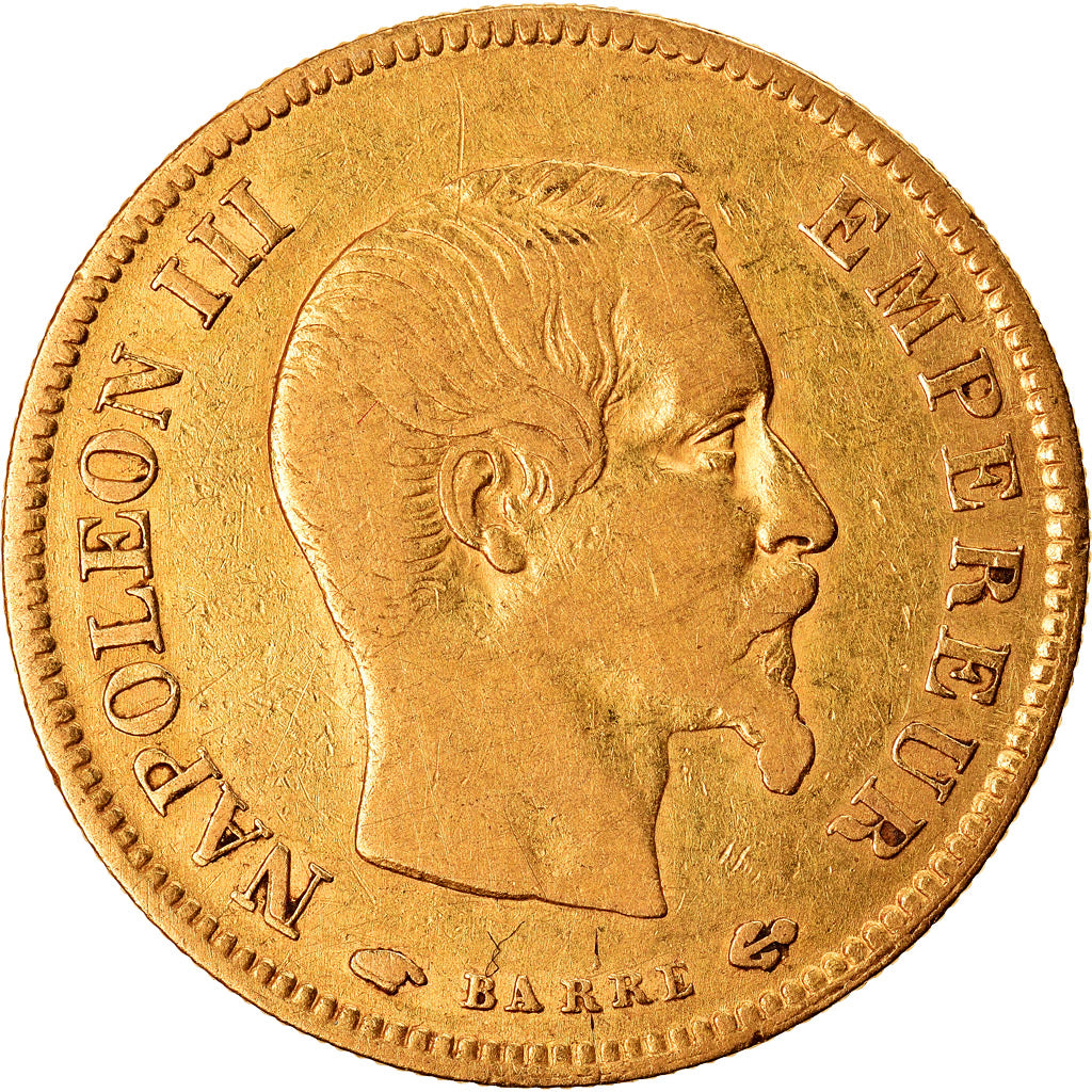 Coin, France, Napoleon III, 10 Francs, 1856, Paris, VF(30-35)