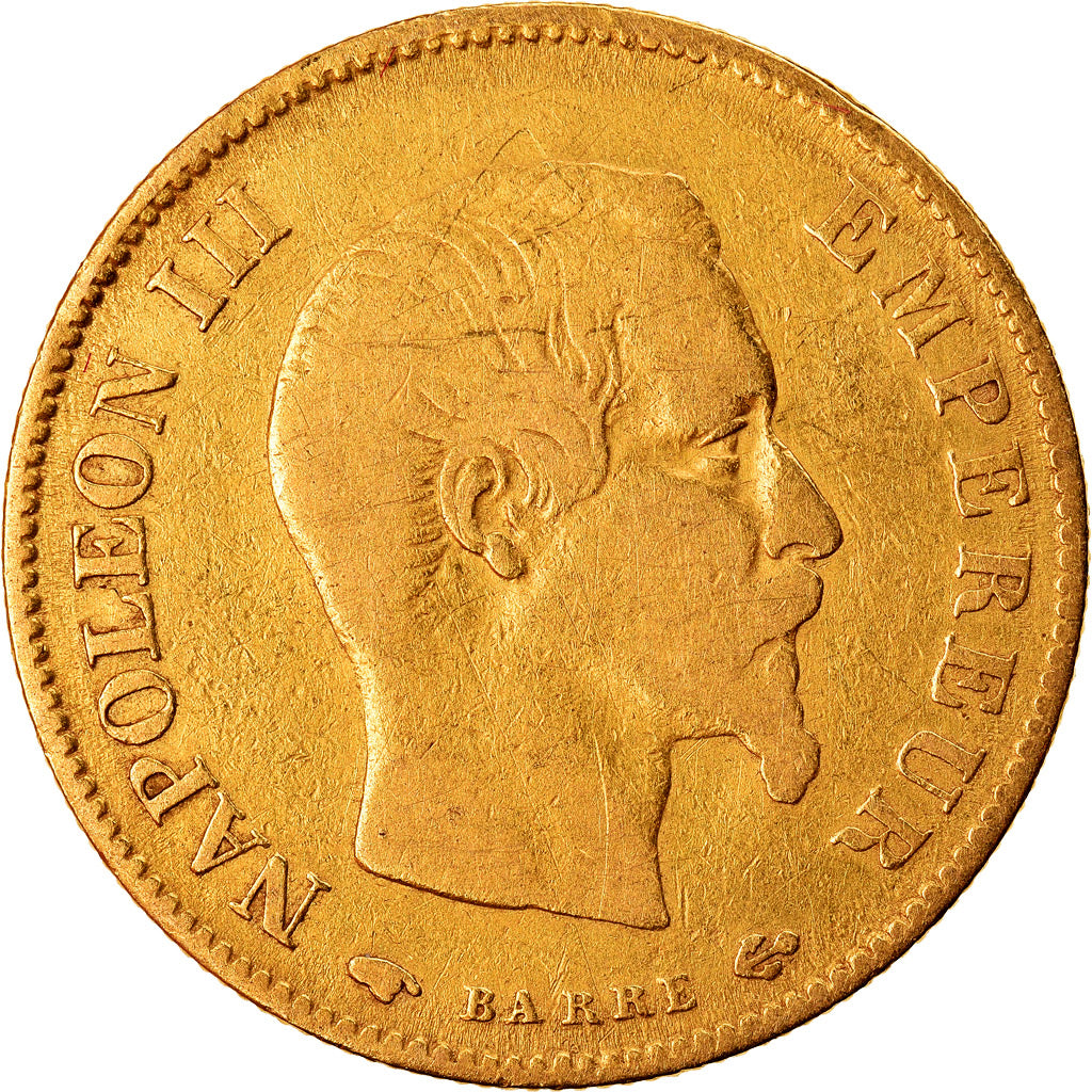 Coin, France, Napoleon III, 10 Francs, 1859, Paris, VF(30-35)