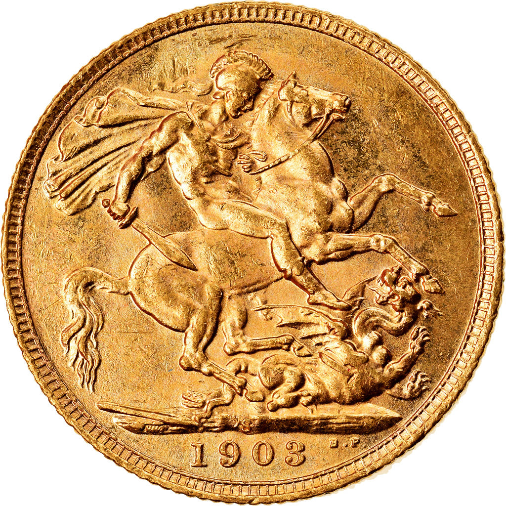 Moneta, Australia, Edward VII, Sovereign, 1903, Sydney, AU(55-58), Złoto, KM:15