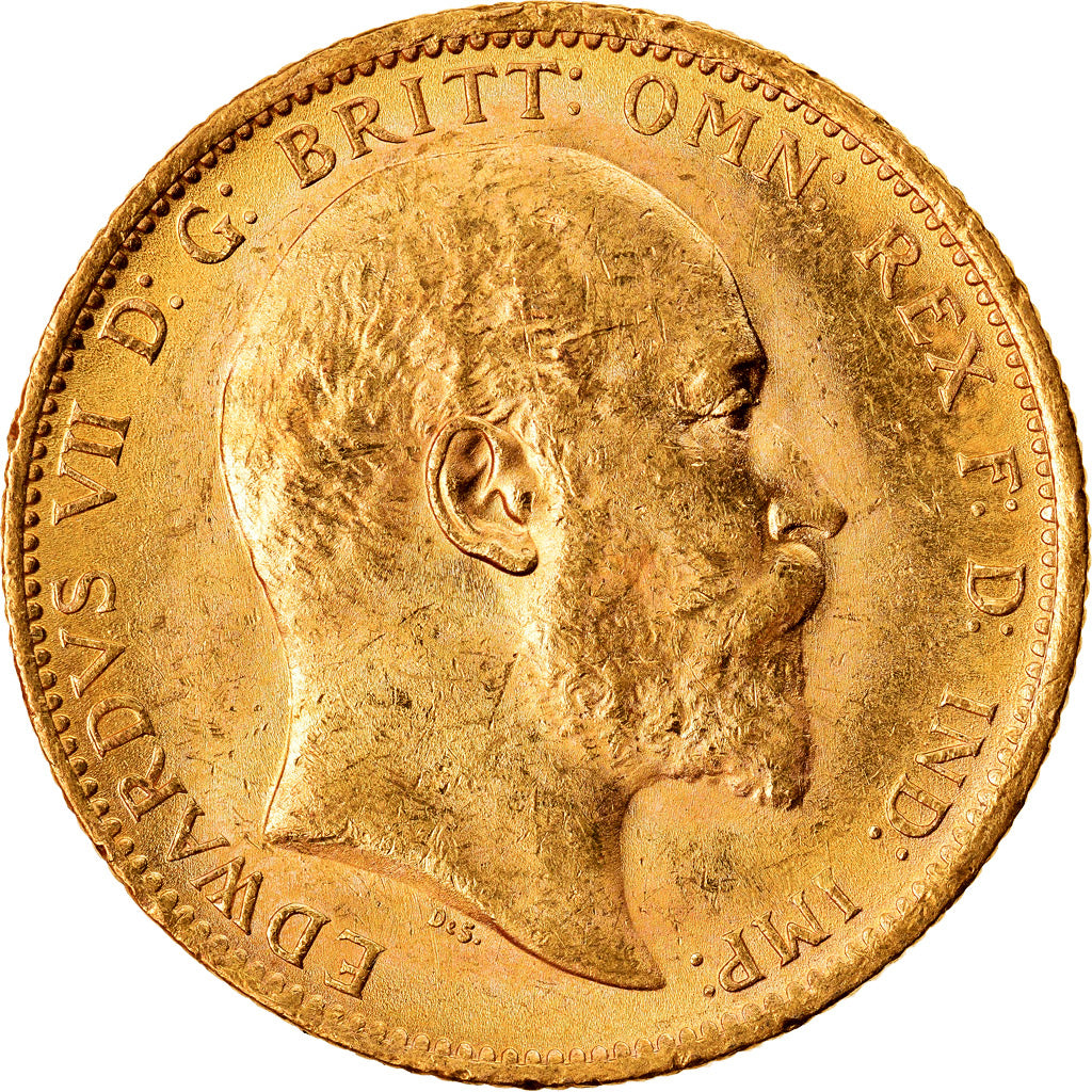 Munten, Australië, Edward VII, Sovereign, 1903, Sydney, PR, Goud, KM:15