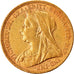Coin, Australia, Victoria, Sovereign, 1896, Melbourne, AU(50-53), Gold, KM:13