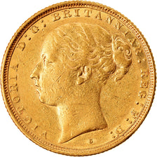 Coin, Australia, Victoria, Sovereign, 1886, Sydney, EF(40-45), Gold, KM:7