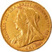 Coin, Australia, Victoria, Sovereign, 1901, Perth, AU(50-53), Gold, KM:13
