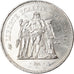 Coin, France, Hercule, 50 Francs, 1977, Paris, MS(60-62), Silver, KM:941.1