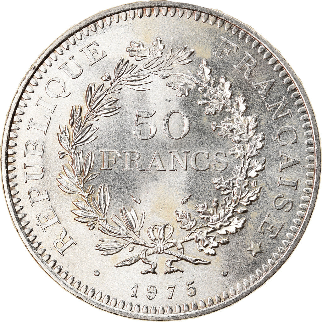 Monnaie, France, Hercule, 50 Francs, 1975, Paris, SUP+, Argent, Gadoury:882