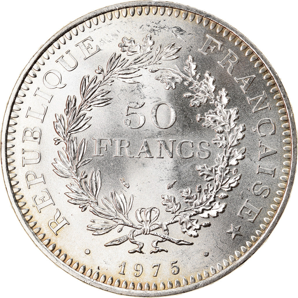 Monnaie, France, Hercule, 50 Francs, 1975, Paris, SUP+, Argent, Gadoury:882