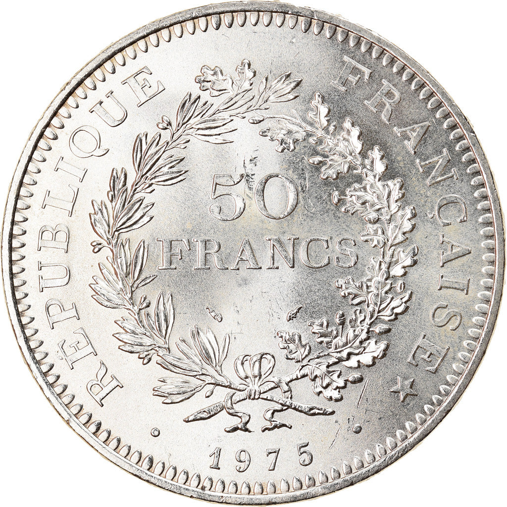 Monnaie, France, Hercule, 50 Francs, 1975, Paris, SUP+, Argent, Gadoury:882