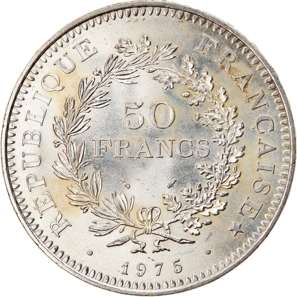 Monnaie, France, Hercule, 50 Francs, 1975, Paris, SUP+, Argent, Gadoury:882