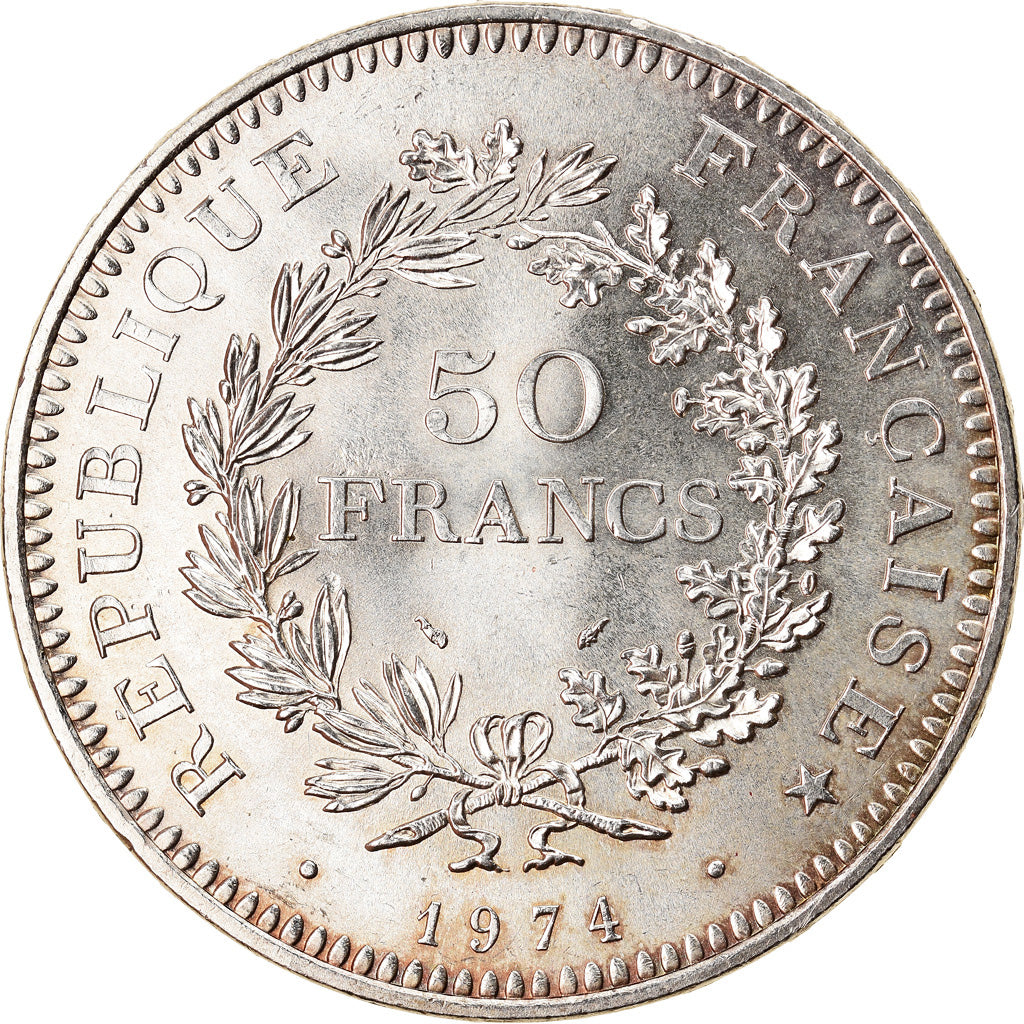Monnaie, France, Hercule, 50 Francs, 1974, Paris, SUP+, Argent, Gadoury:882