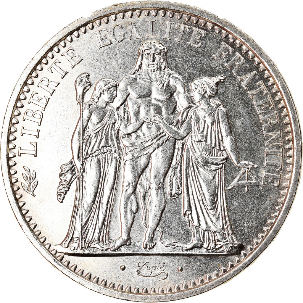Coin, France, Hercule, 10 Francs, 1967, Paris, MS(60-62), Silver, KM:932