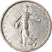 Moneta, Francja, Semeuse, 5 Francs, 1966, AU(50-53), Srebro, KM:926, Gadoury:770