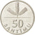 Coin, Latvia, 50 Santimu, 1992, MS(63), Copper-nickel, KM:13