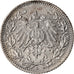 Münze, GERMANY - EMPIRE, 1/2 Mark, 1917, Muldenhütten, VZ, Silber, KM:17