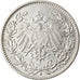 Munten, DUITSLAND - KEIZERRIJK, 1/2 Mark, 1914, Hambourg, ZF+, Zilver, KM:17