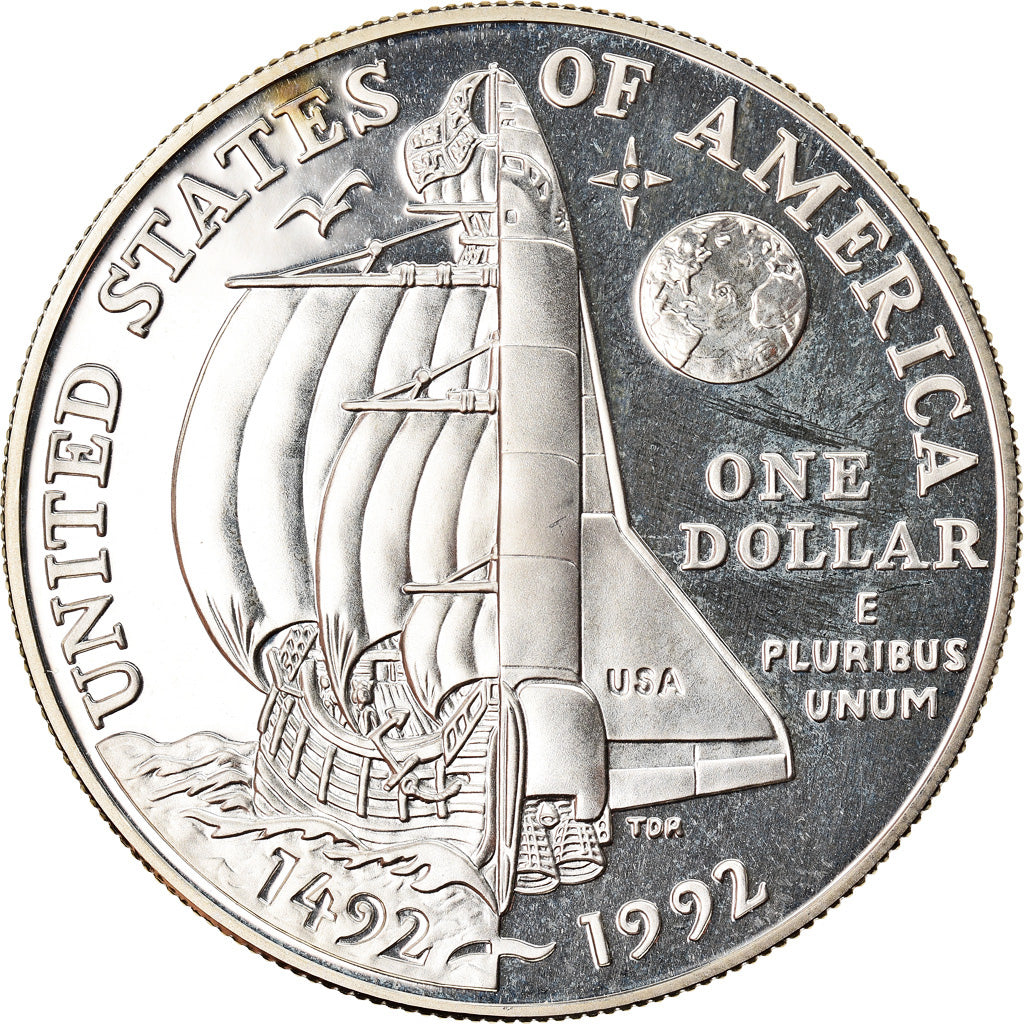 Coin, United States, Dollar, 1992, U.S. Mint, Philadelphia, Proof, MS(65-70)