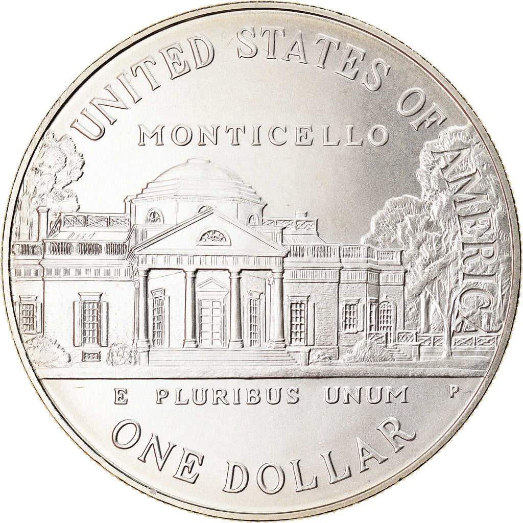 Coin, United States, Dollar, 1993, U.S. Mint, Philadelphia, MS(63), Silver