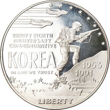 Coin, United States, Dollar, 1991, U.S. Mint, Philadelphia, Proof, MS(63)