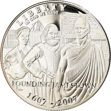 Monnaie, États-Unis, Dollar, 2007, U.S. Mint, Philadelphie, Proof, SPL, Argent