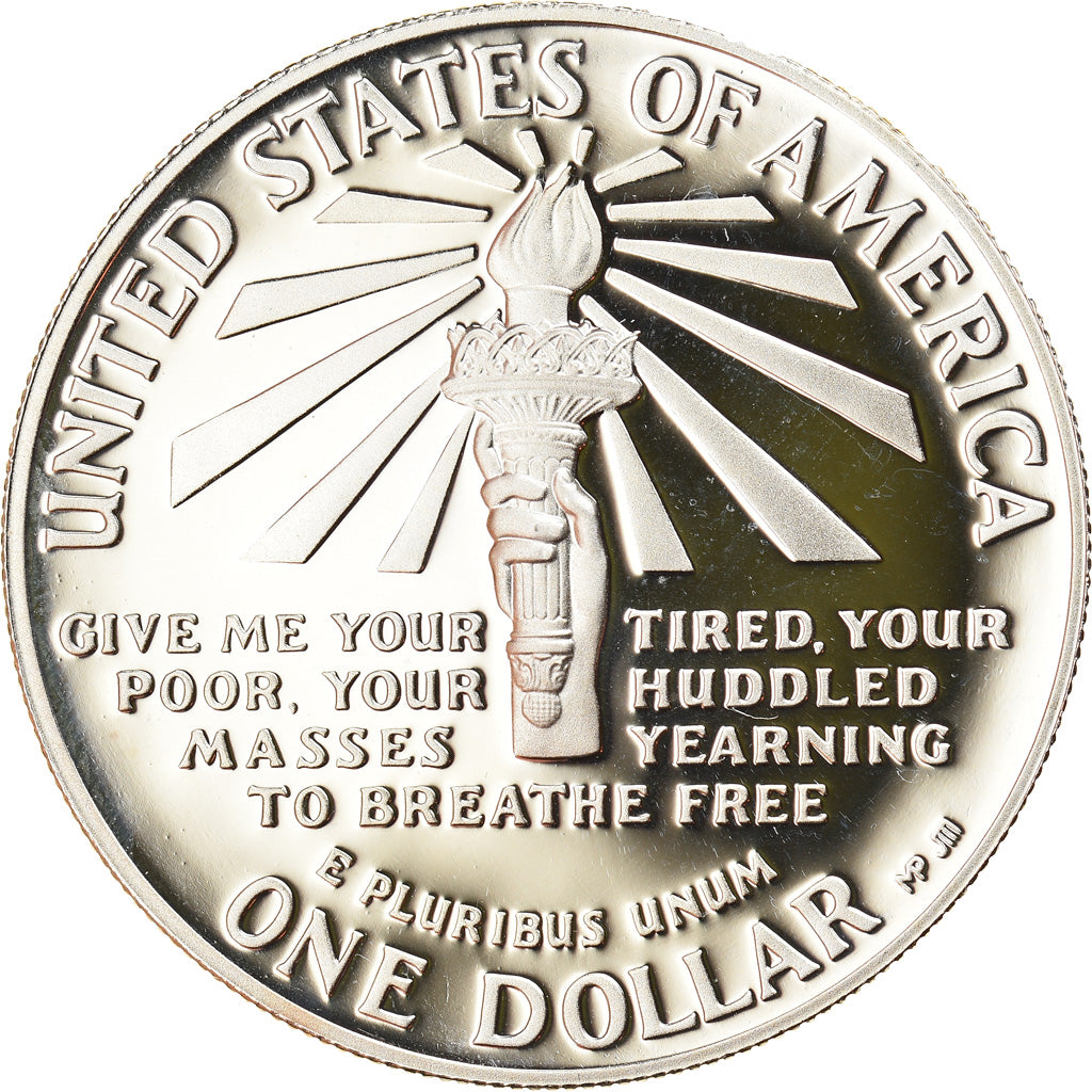 Coin, United States, Dollar, 1986, U.S. Mint, San Francisco, Proof, MS(63)