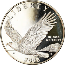 Moneta, USA, Dollar, 2008, U.S. Mint, Philadelphia, Proof, MS(63), Srebro