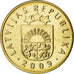 LATVIA, 5 Santimi, 2009, KM #16, MS(63), Nickel-Brass, 18.5, 2.51