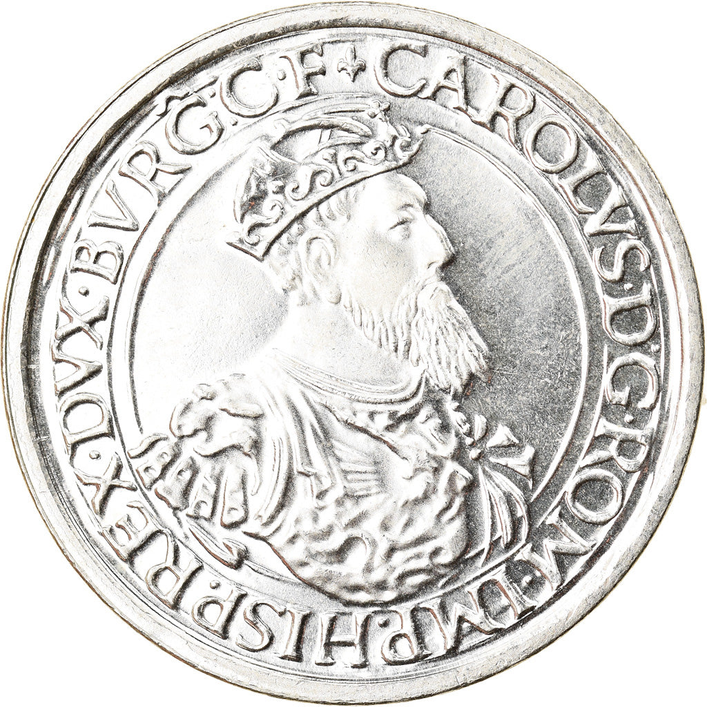 Coin, Belgium, Baudouin I, 5 Ecu, 1987, MS(60-62), Silver, KM:166