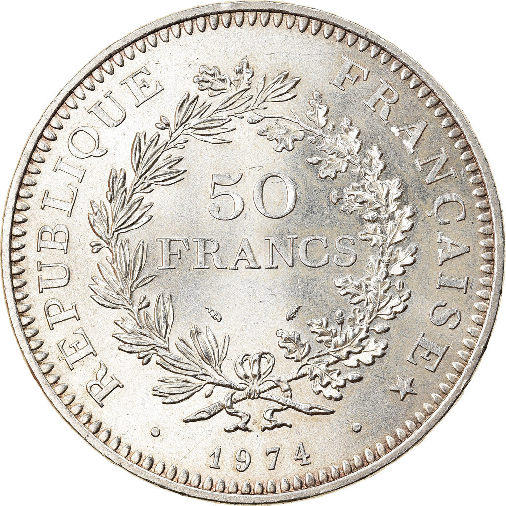 Monnaie, France, Hercule, 50 Francs, 1974, Paris, SUP, Argent, Gadoury:882