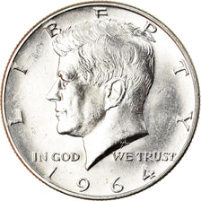 Coin, United States, Kennedy Half Dollar, 1964, Denver, MS(60-62)