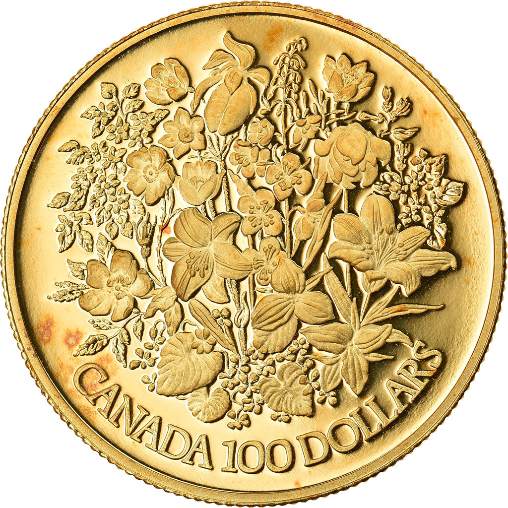Coin, Canada, Elizabeth II, 100 Dollars, 1977, Ottawa, UNC