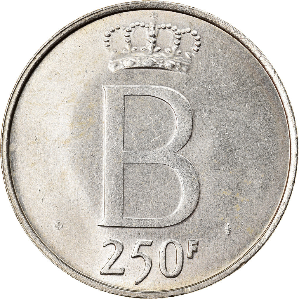 Coin, Belgium, 250 Francs, 250 Frank, 1976, AU(55-58), Silver, KM:157.1