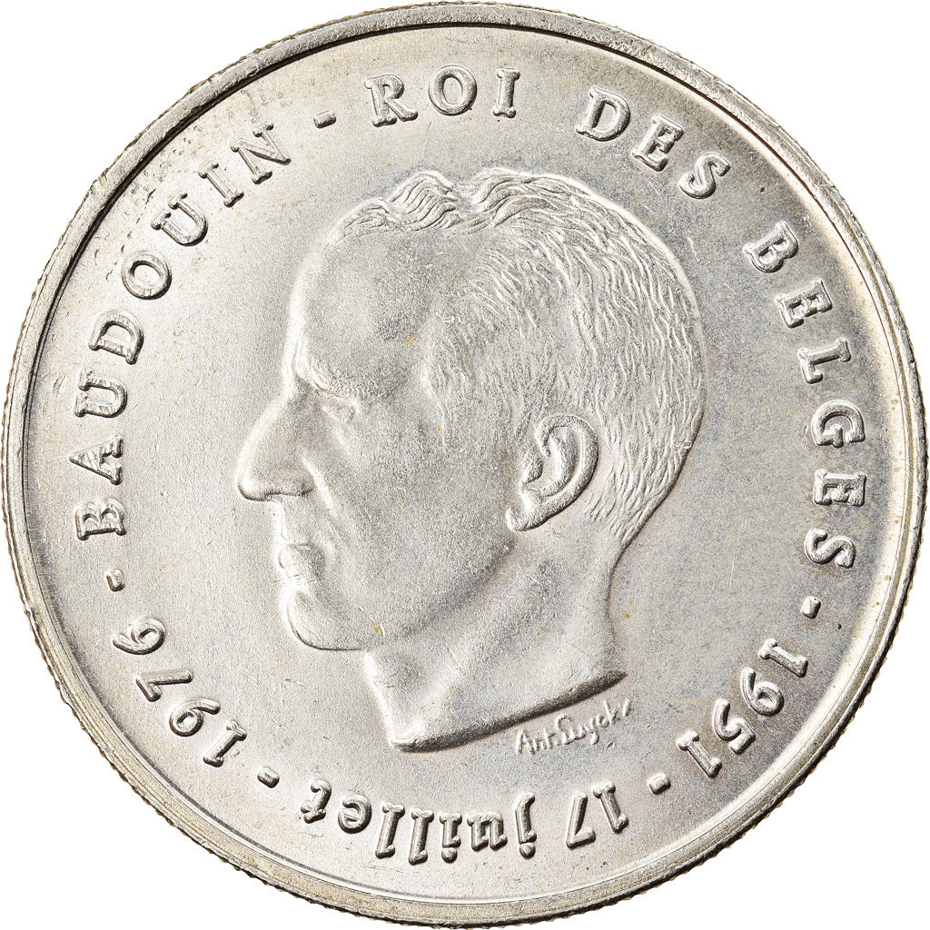 Coin, Belgium, 250 Francs, 250 Frank, 1976, AU(55-58), Silver, KM:157.1