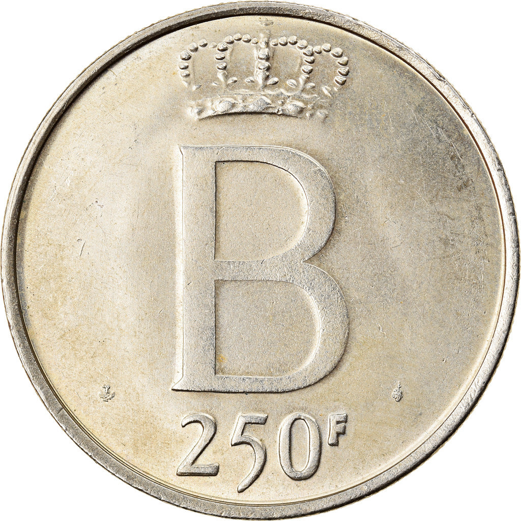 Coin, Belgium, 250 Francs, 250 Frank, 1976, AU(55-58), Silver, KM:157.1