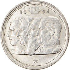 Monnaie, Belgique, 100 Francs, 100 Frank, 1954, TTB+, Argent, KM:138.1